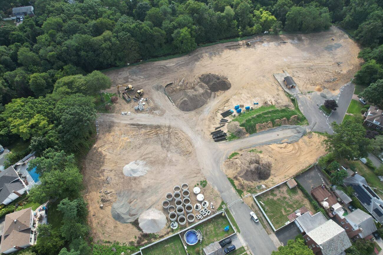 Malverne Pine Stream drainage work